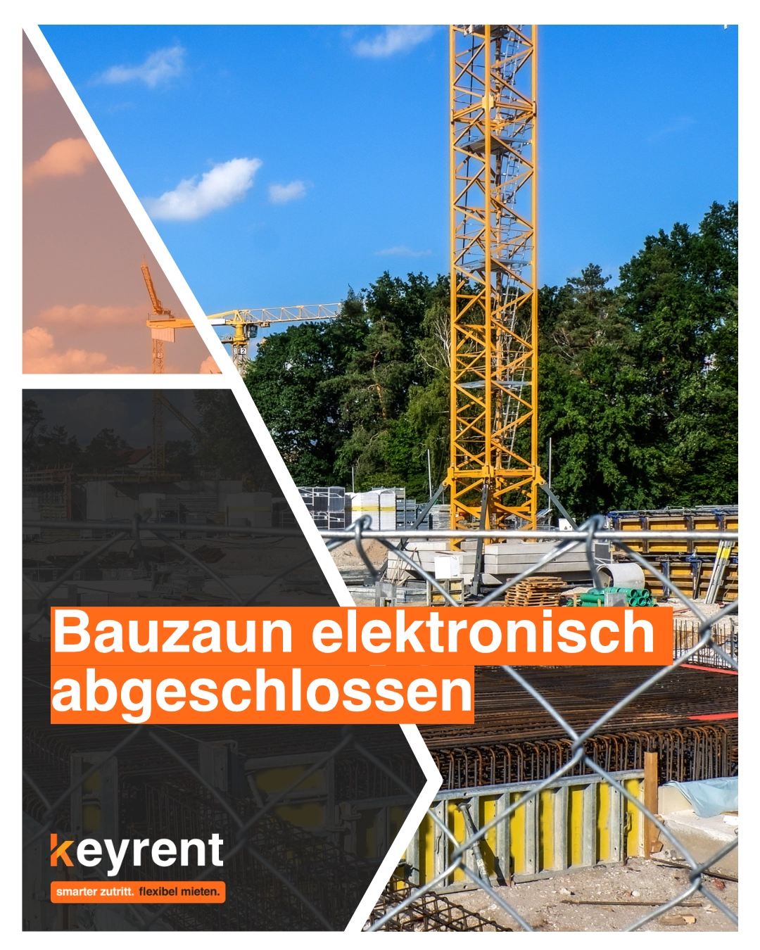 Die erste Barriere: Wie Sie Ihren Bauzaun digital sichern