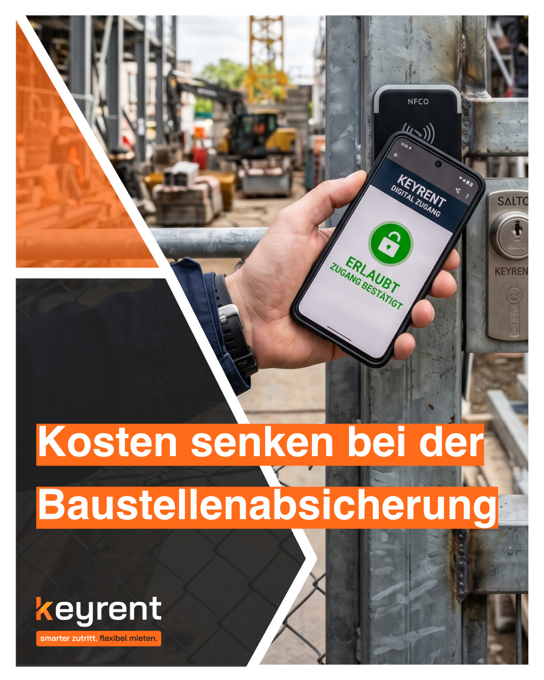 Baustellenabsicherung Kosten senken: Das digitale Mietmodell