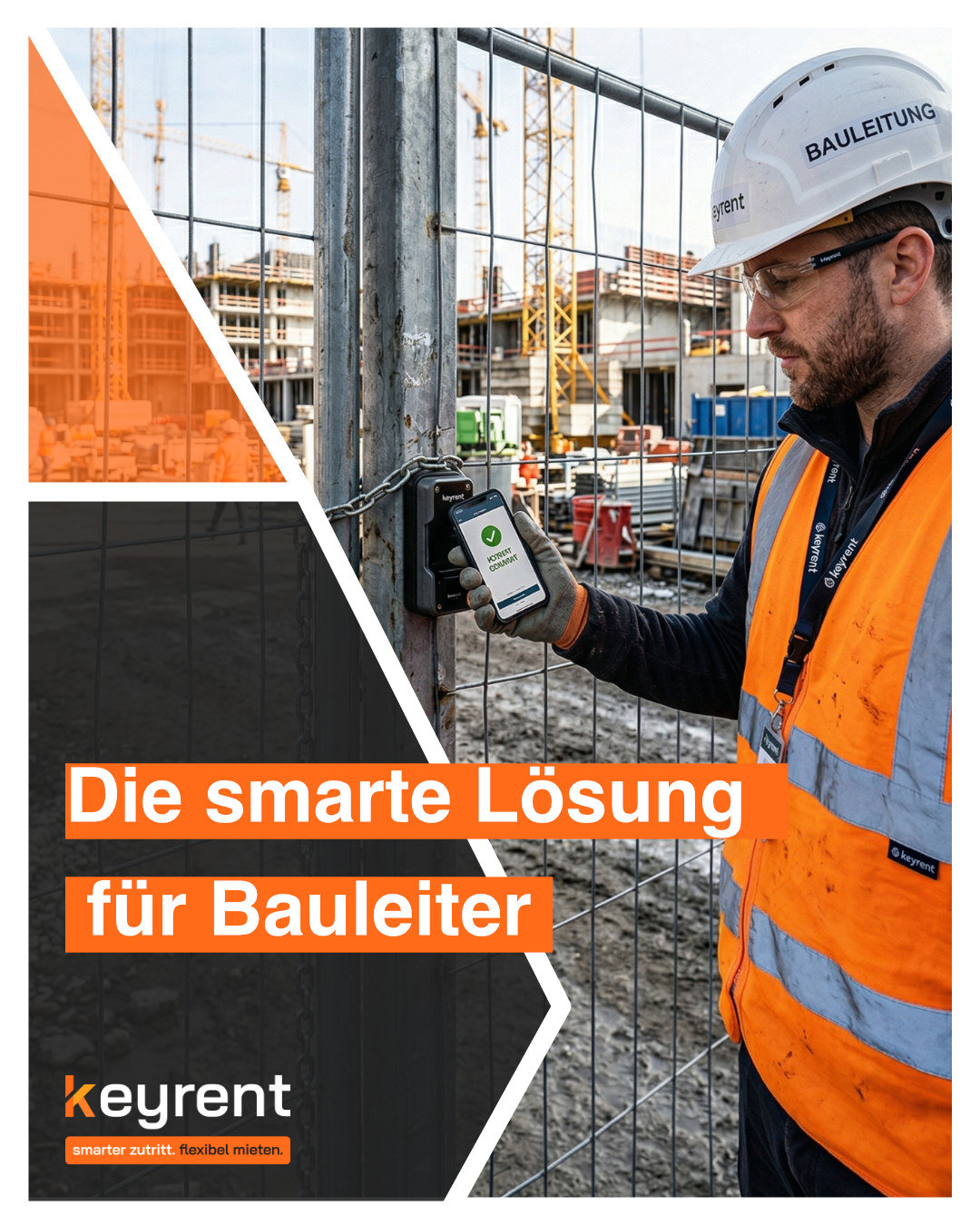 Zutrittskontrolle Baustelle mieten | Zeit & Kosten sparen