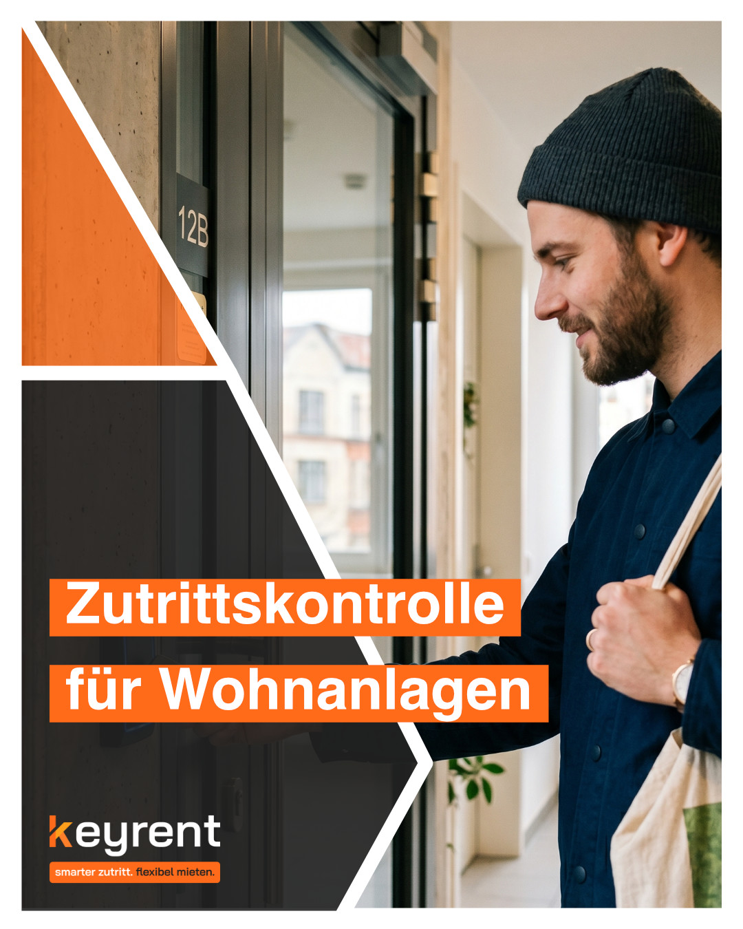 Digitale Zutrittskontrolle für Wohnanlagen