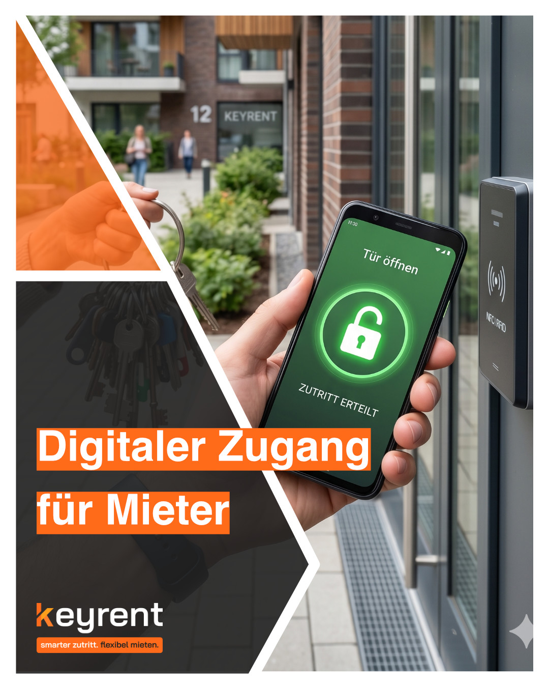 Digitale Schlüsselübergabe für Mieter: Effizienz im Alltag