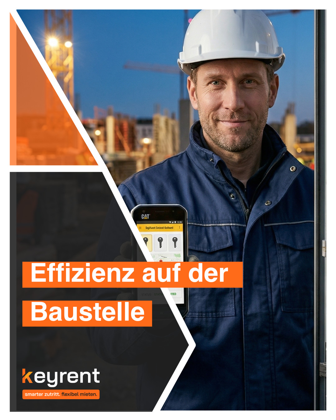Digitale Schließanlage Baustelle: Effizienz durch KeyRent